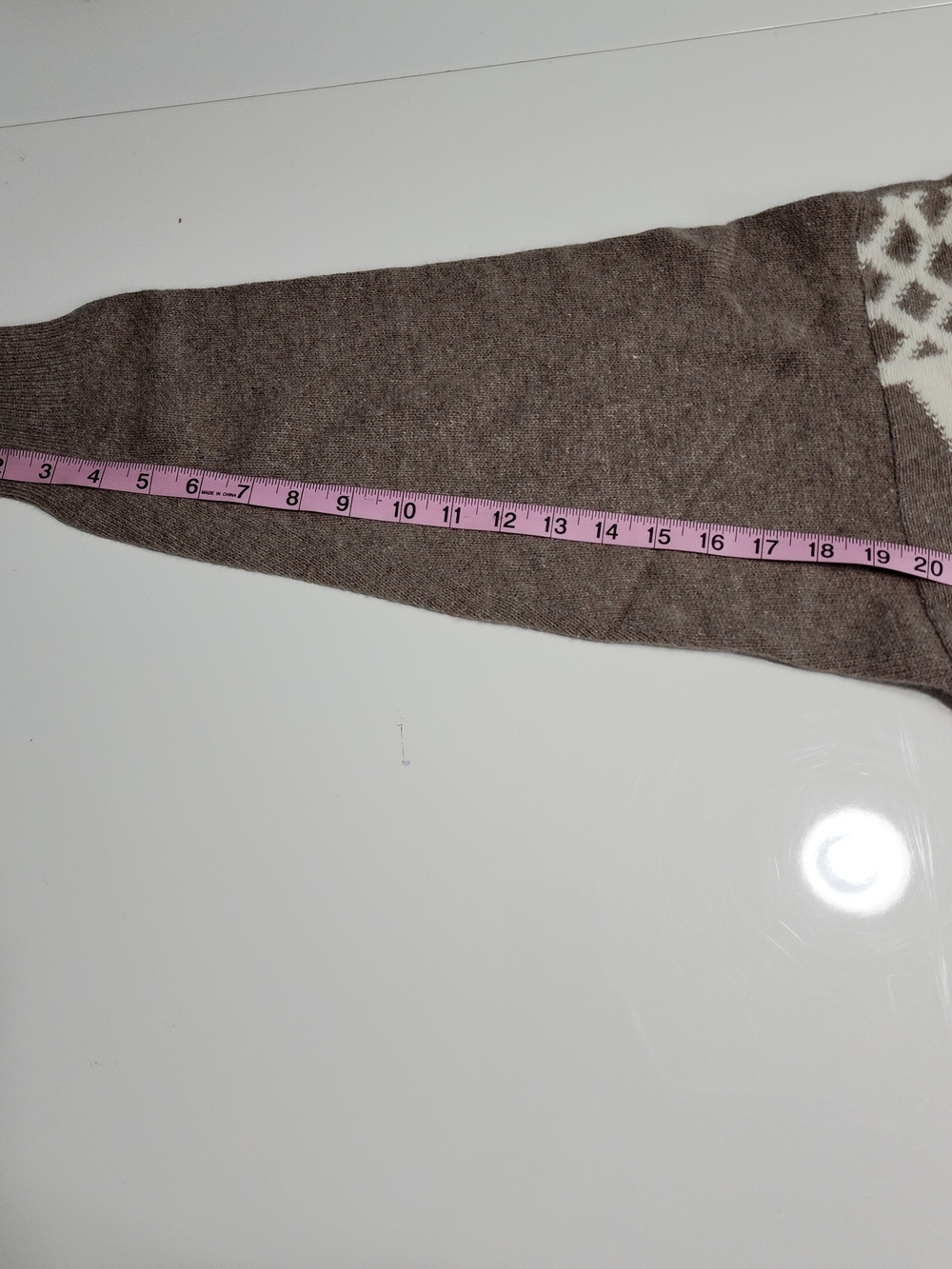 Vintage Luciano Soprani Wool Blend Geometric Sweater Made in Italy Size 42 - Picture 12 of 14